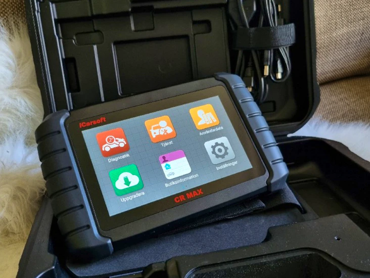 Felkodsläsare till bil, cr max från icarsoft