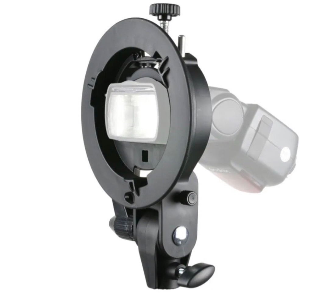Blixt adapter för användning av softbox 