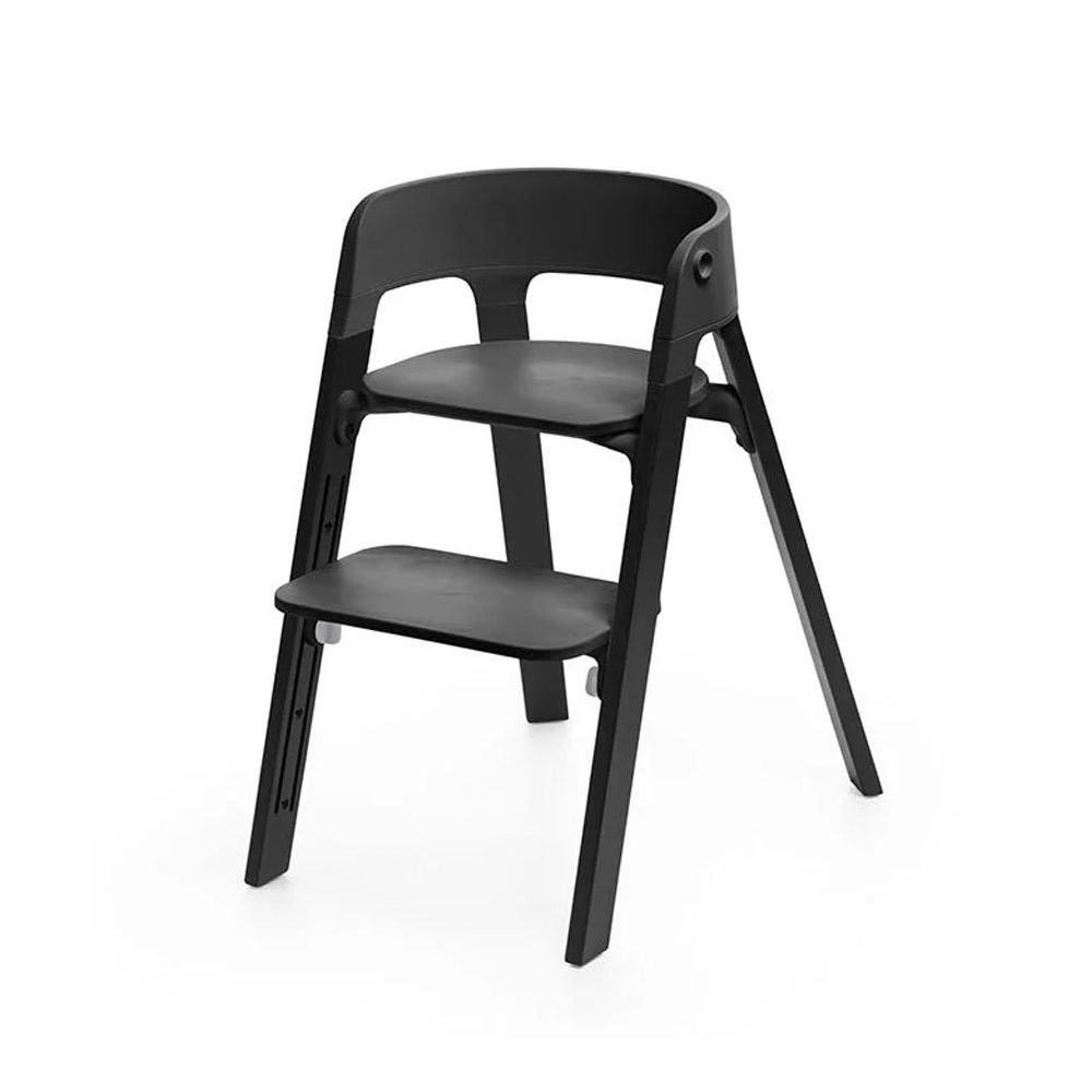 Stokke steps barnestol - oak black steps 