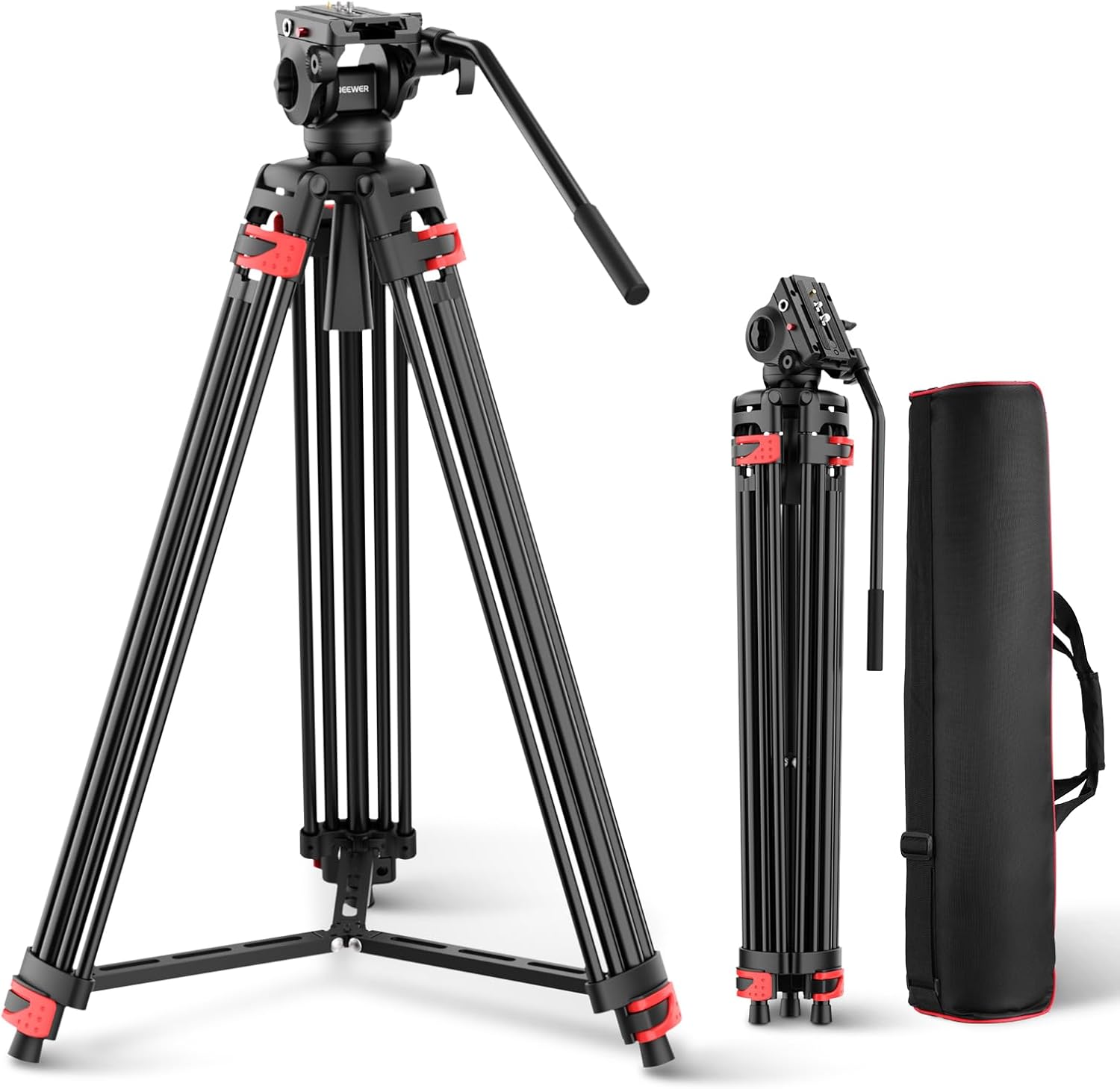 Neewer video tripod with fluid head 