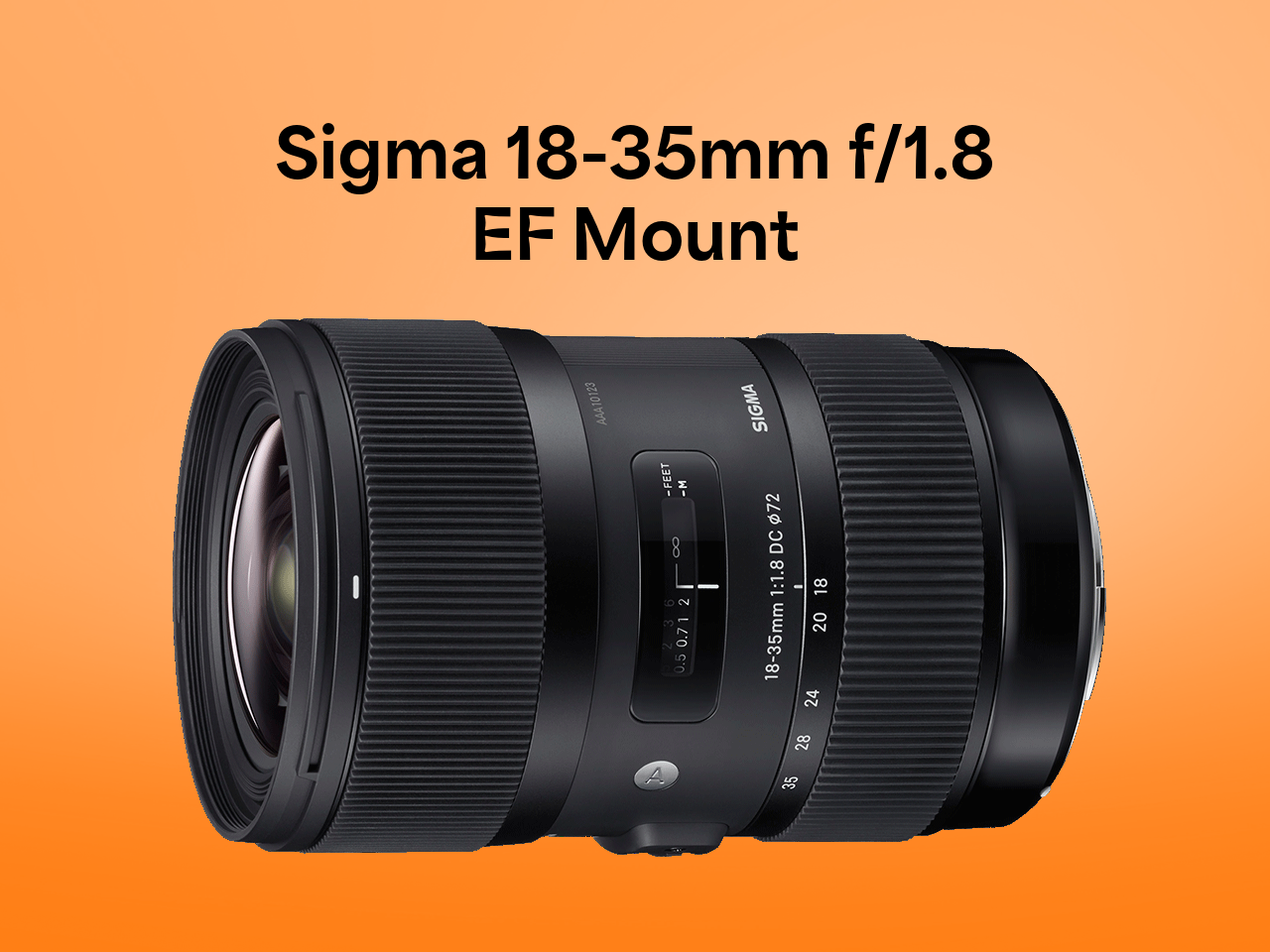 Sigma art 18-35mm f/1.8 hsm lens ef mount 