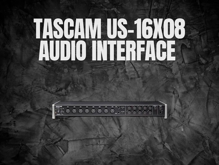 Tascam us-16x08 audio interface