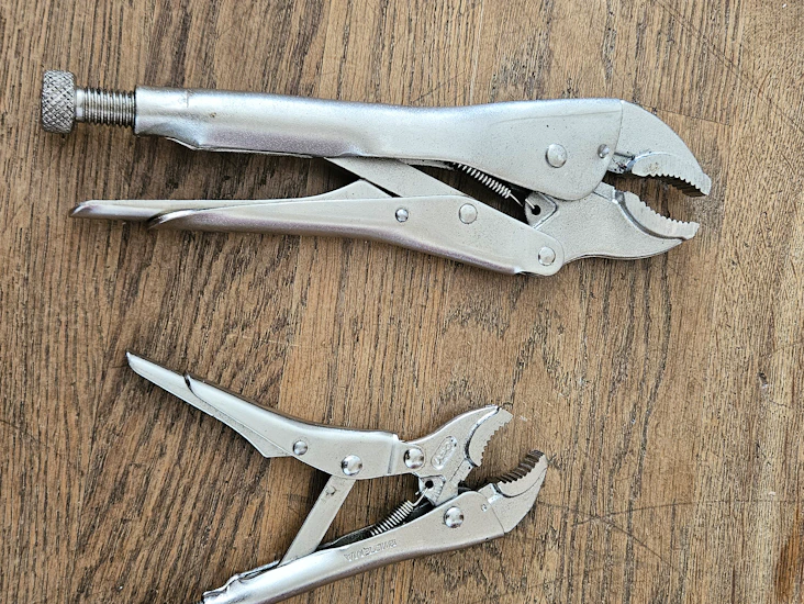 Griptänger / låstång – 2 storlekar (perfekt för bil & metall)