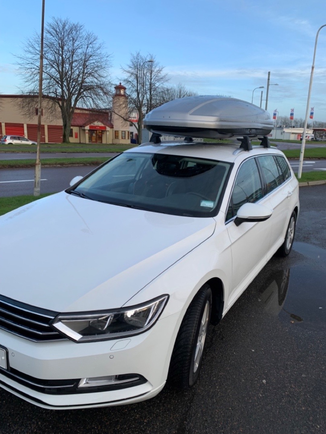Takbox thule inkl. räcken till vw original