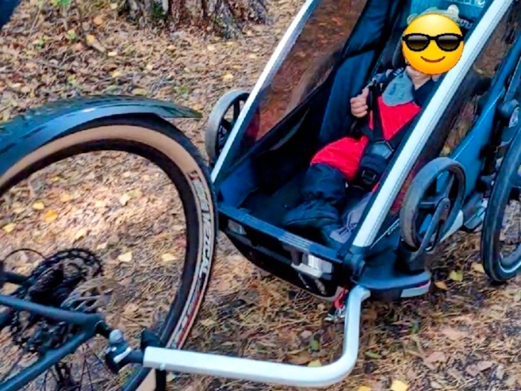 Thule pyöräkärry / hiihtokärry