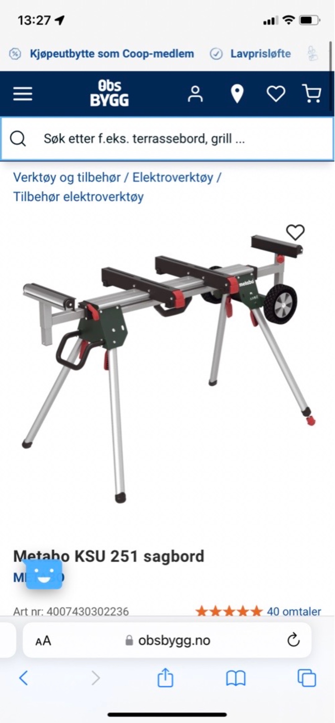 Kapp- & gjærsag med stativ