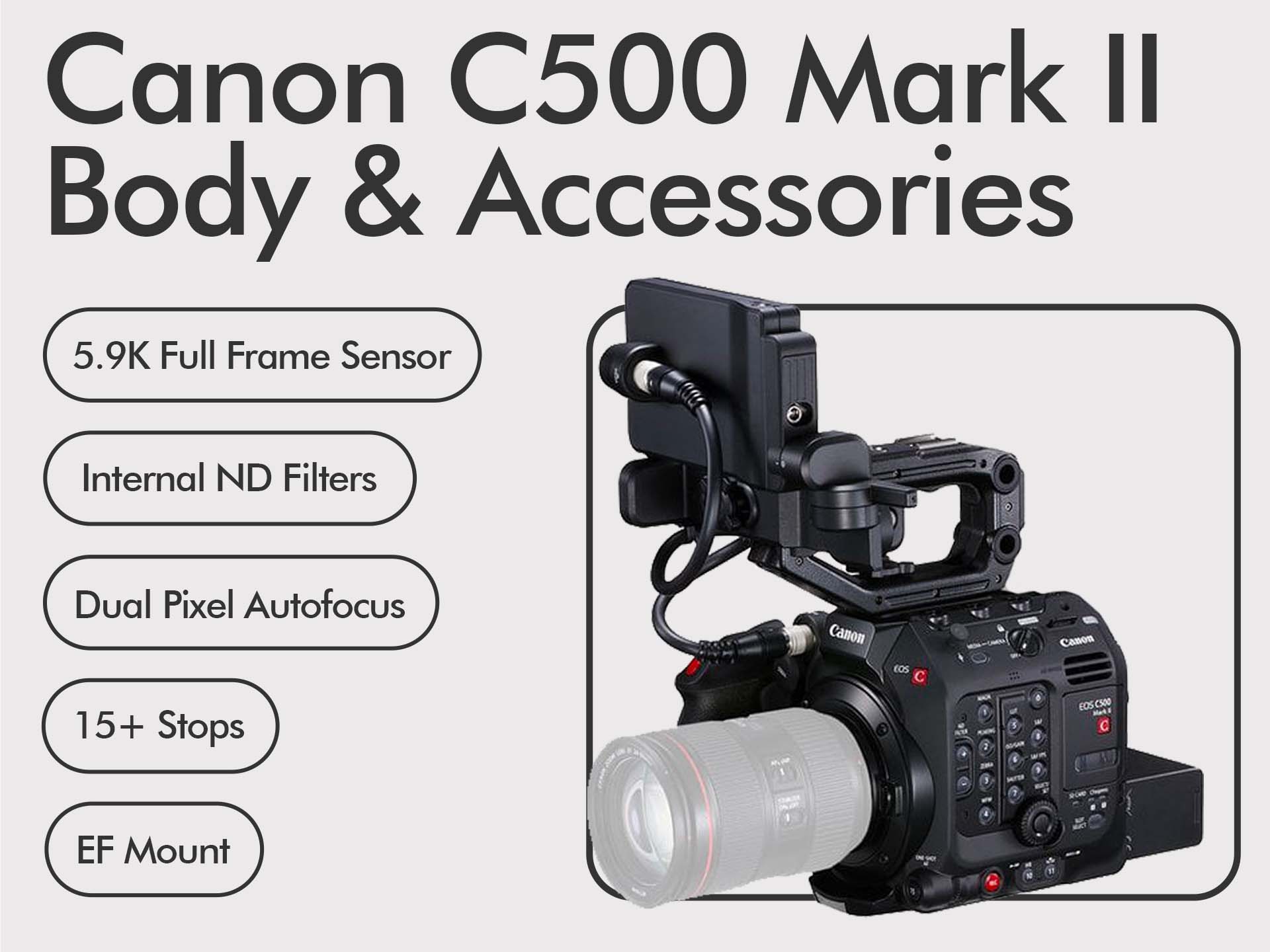 Canon c500 mark ii (body and accessories)
