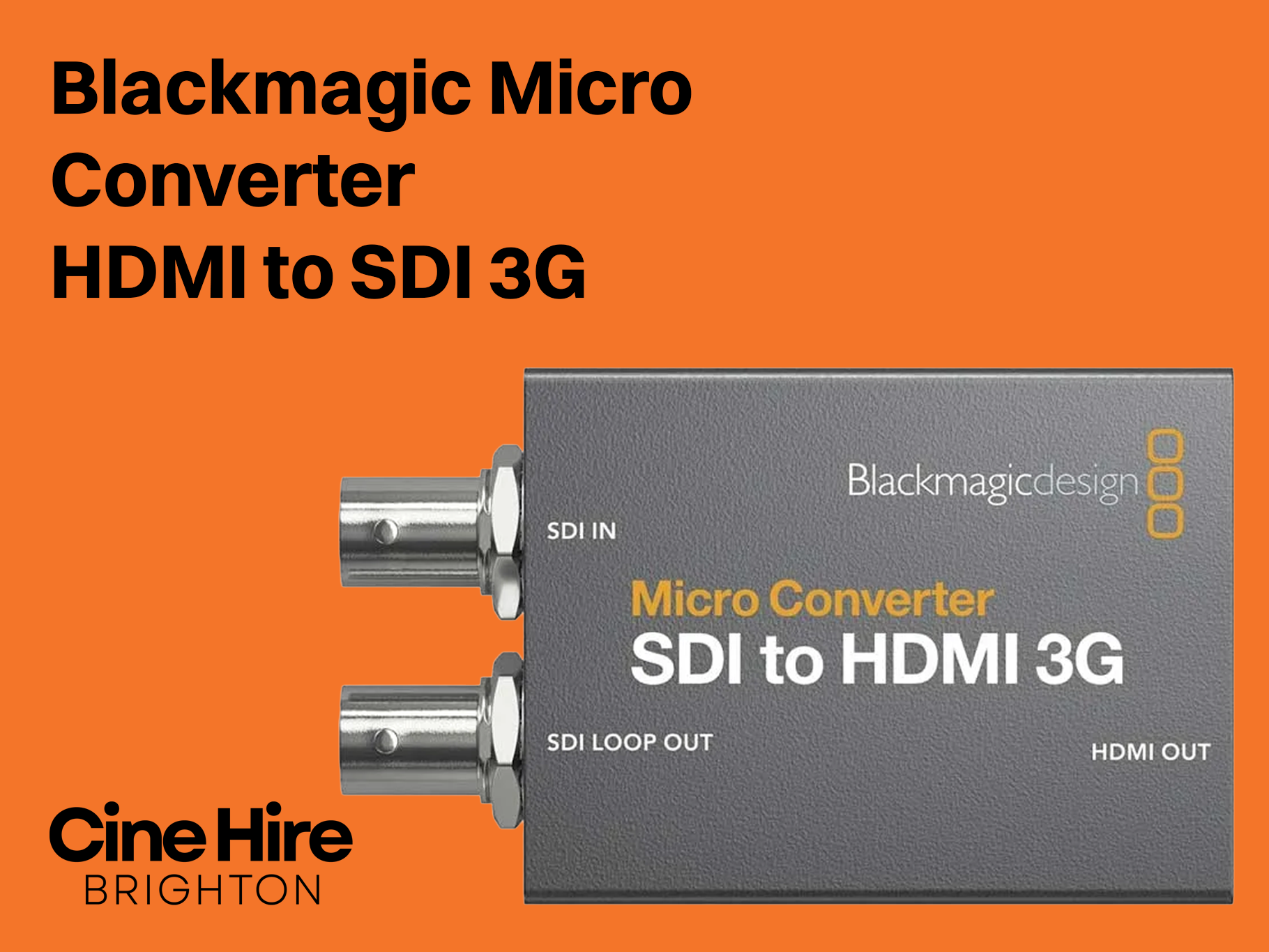 Blackmagic micro converter hdmi to sdi 3g