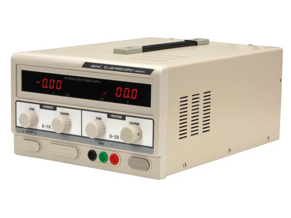Labbaggregat 0–30v / 0–10a