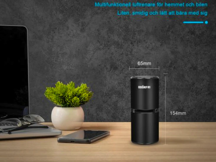 Portabel ozongenerator för de små utrymmena