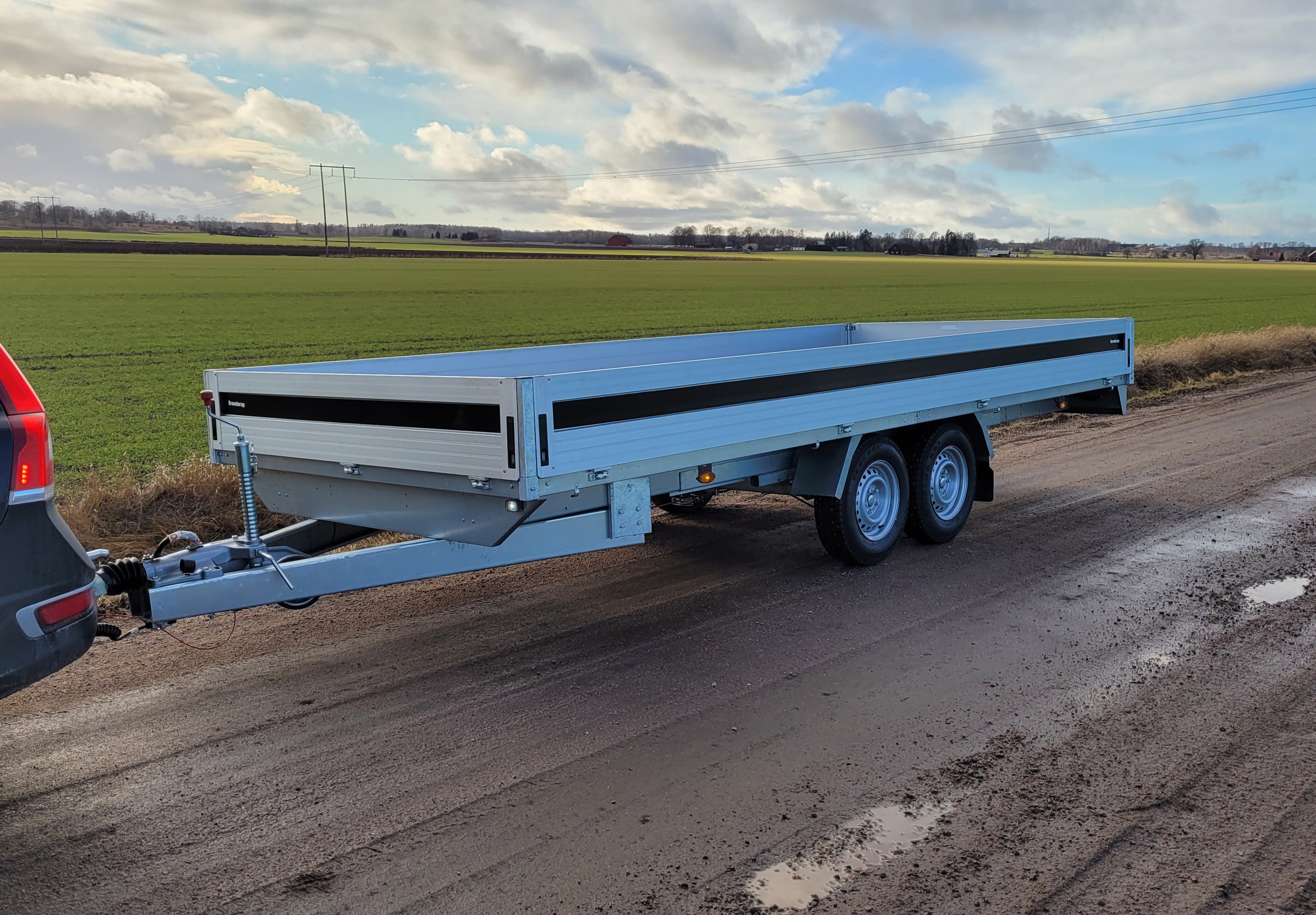 Stor brenderup 3500 kg släpvagn 