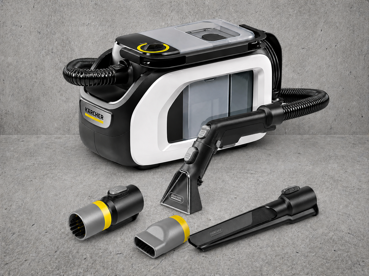 Textiltvätt kärcher – medel ingår