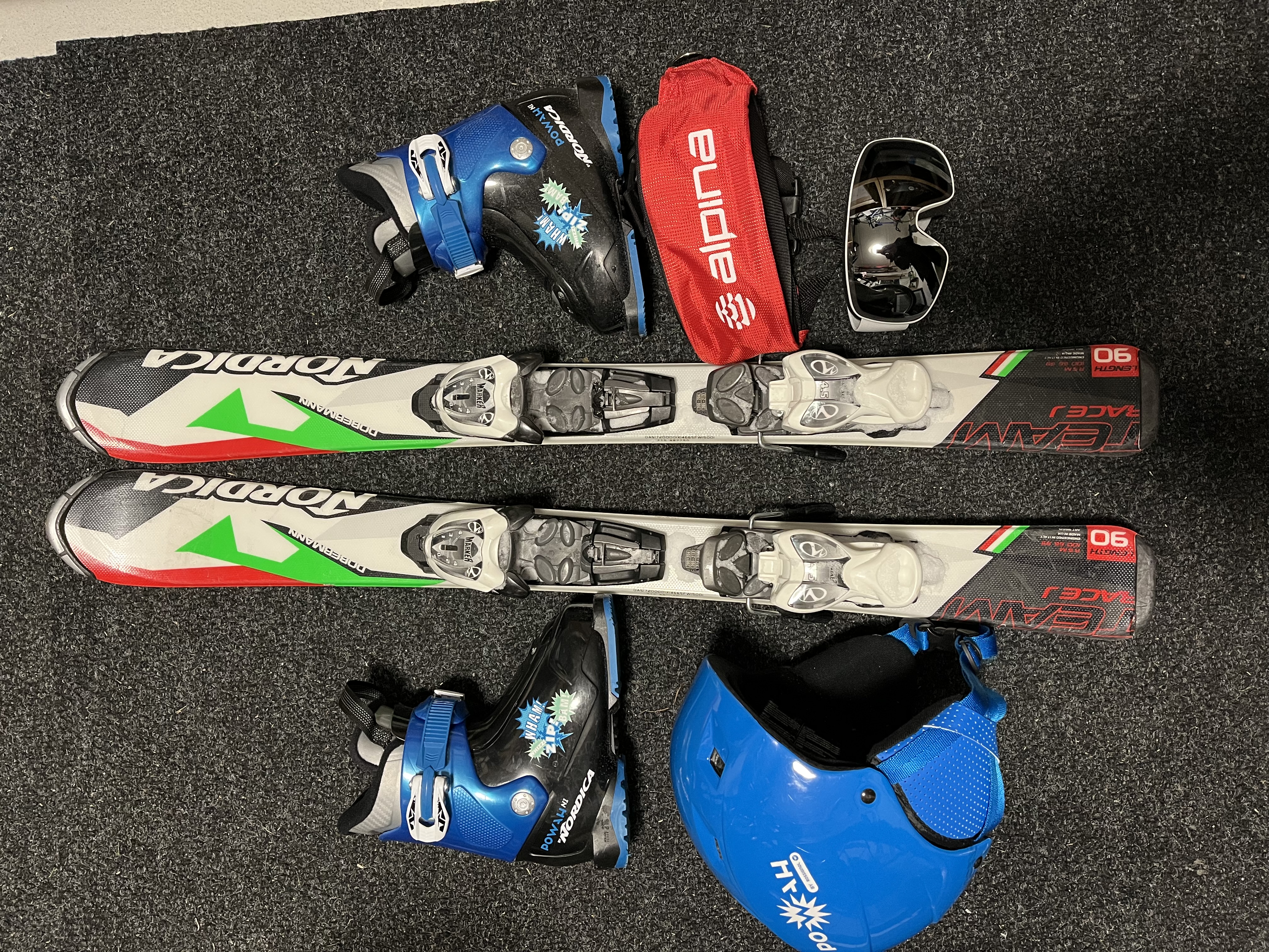 Lasten laskettelusetti 90cm & 165mm (27)