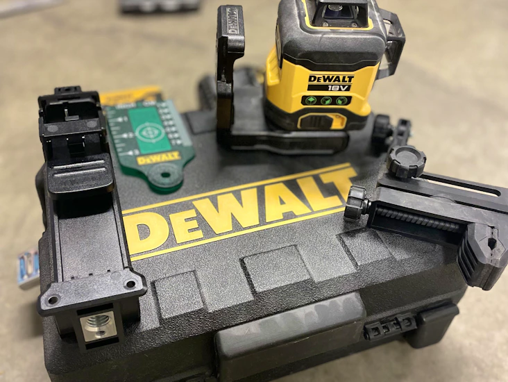 Dewalt 18v xr krysslaser – grønn linjelaser