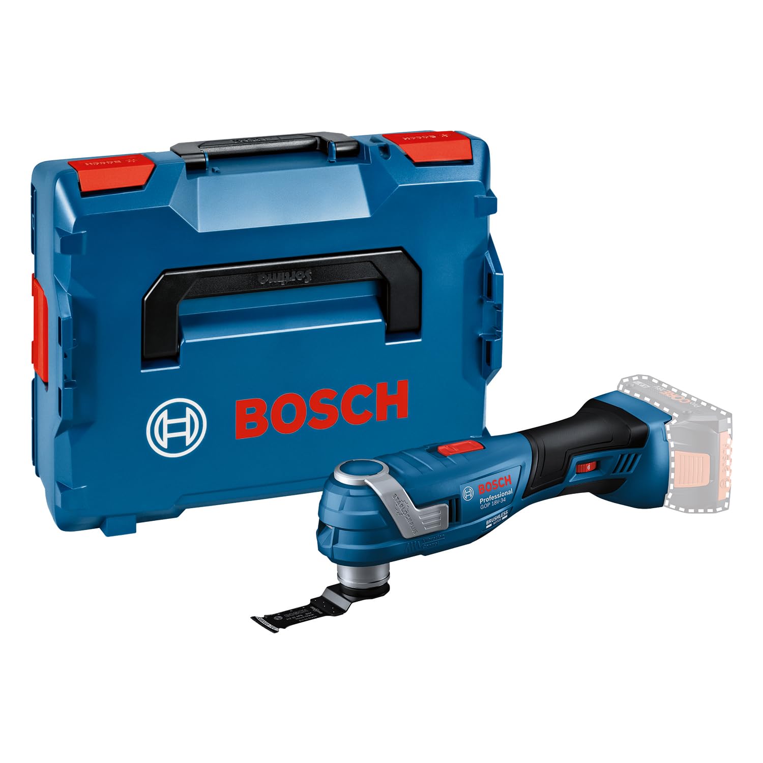 Bosch professional gop 34-18v multiverktyg – uthyres (trä & metall)