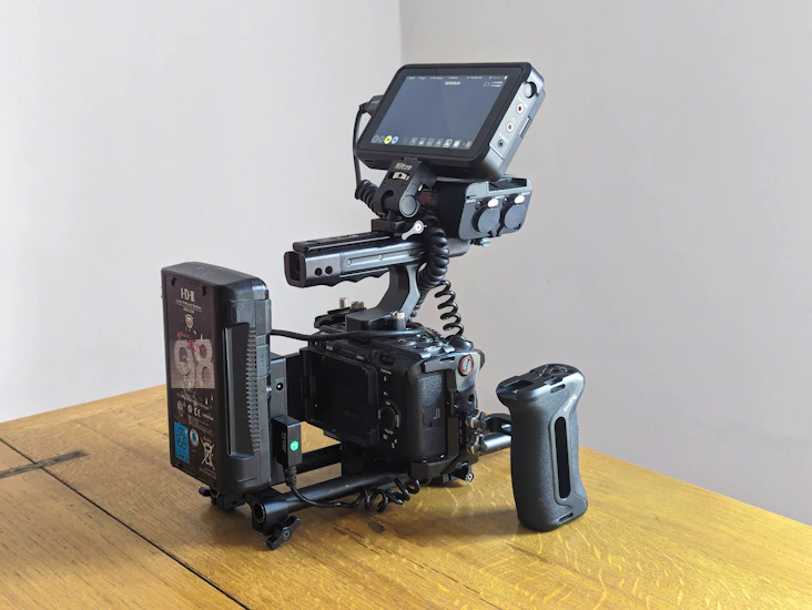 Sony fx3 ilme-fx3, xlr handle, atomos ninja v & v lock package
