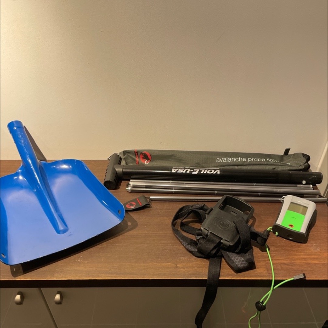 Komplett lavinutrustning mammut + ryggsäck