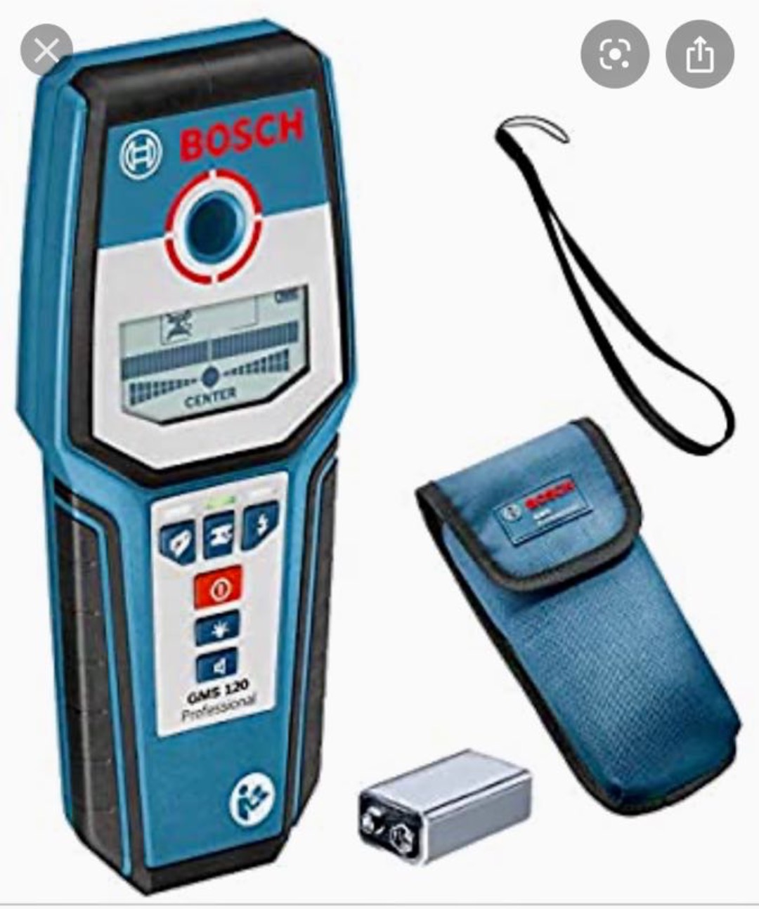 Regelsökare & multidetektor - bosch gms 120