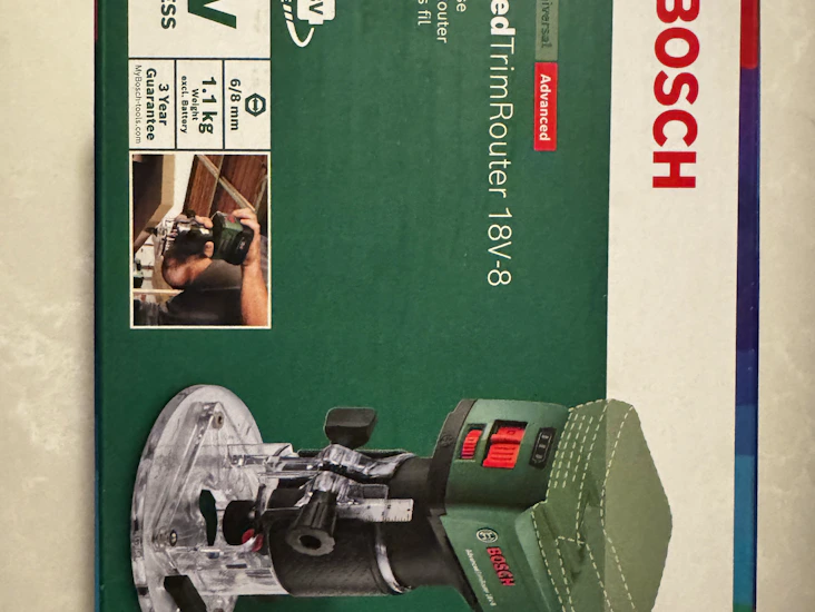 Bosch håndoverfres med hoder