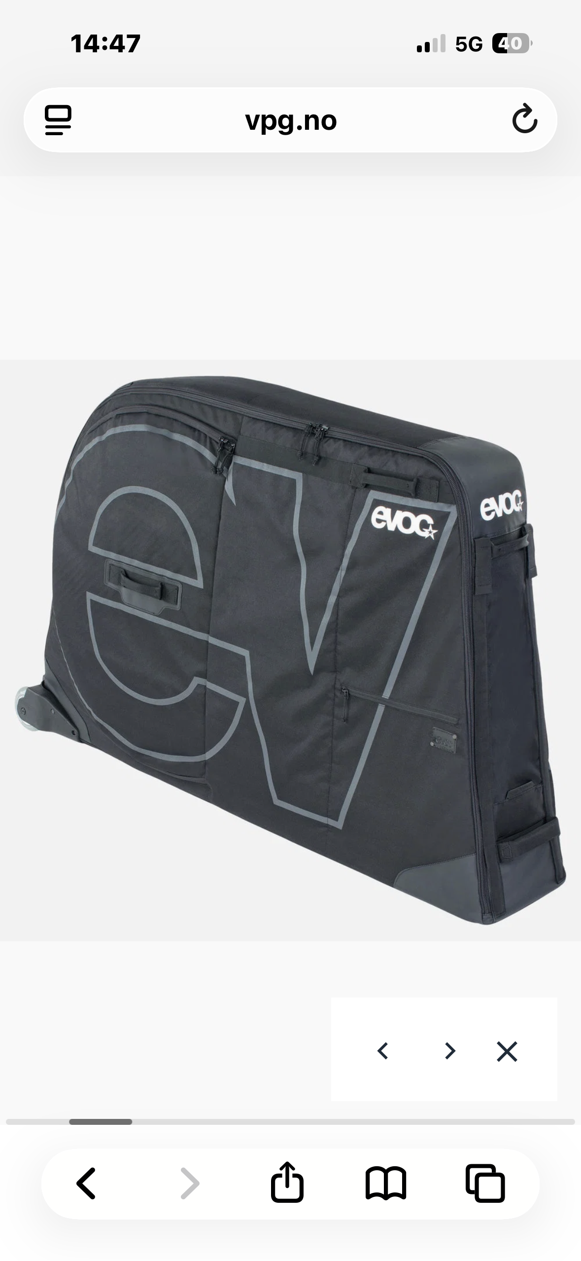 Evoc sykkelbag 