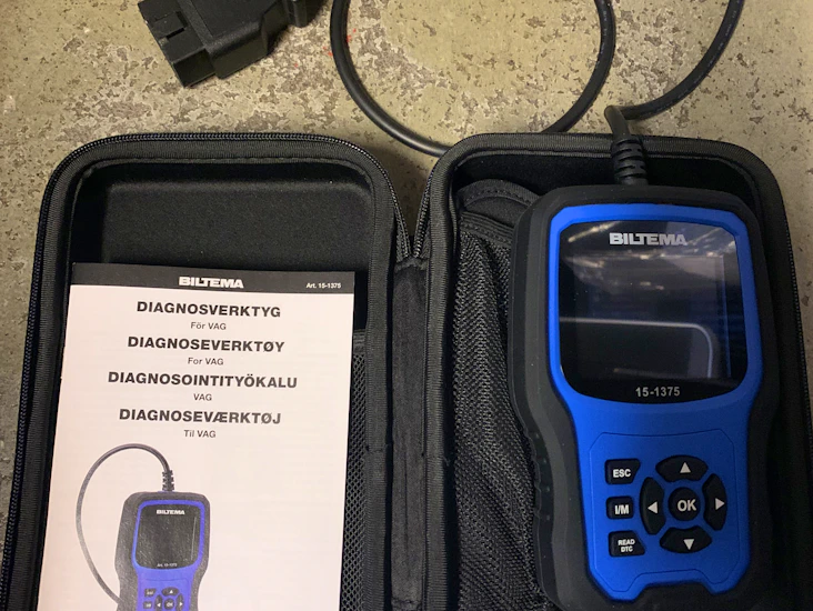 Felkodsläsare för alla märken obdii, extra funktioner för vag även för nyare modeller