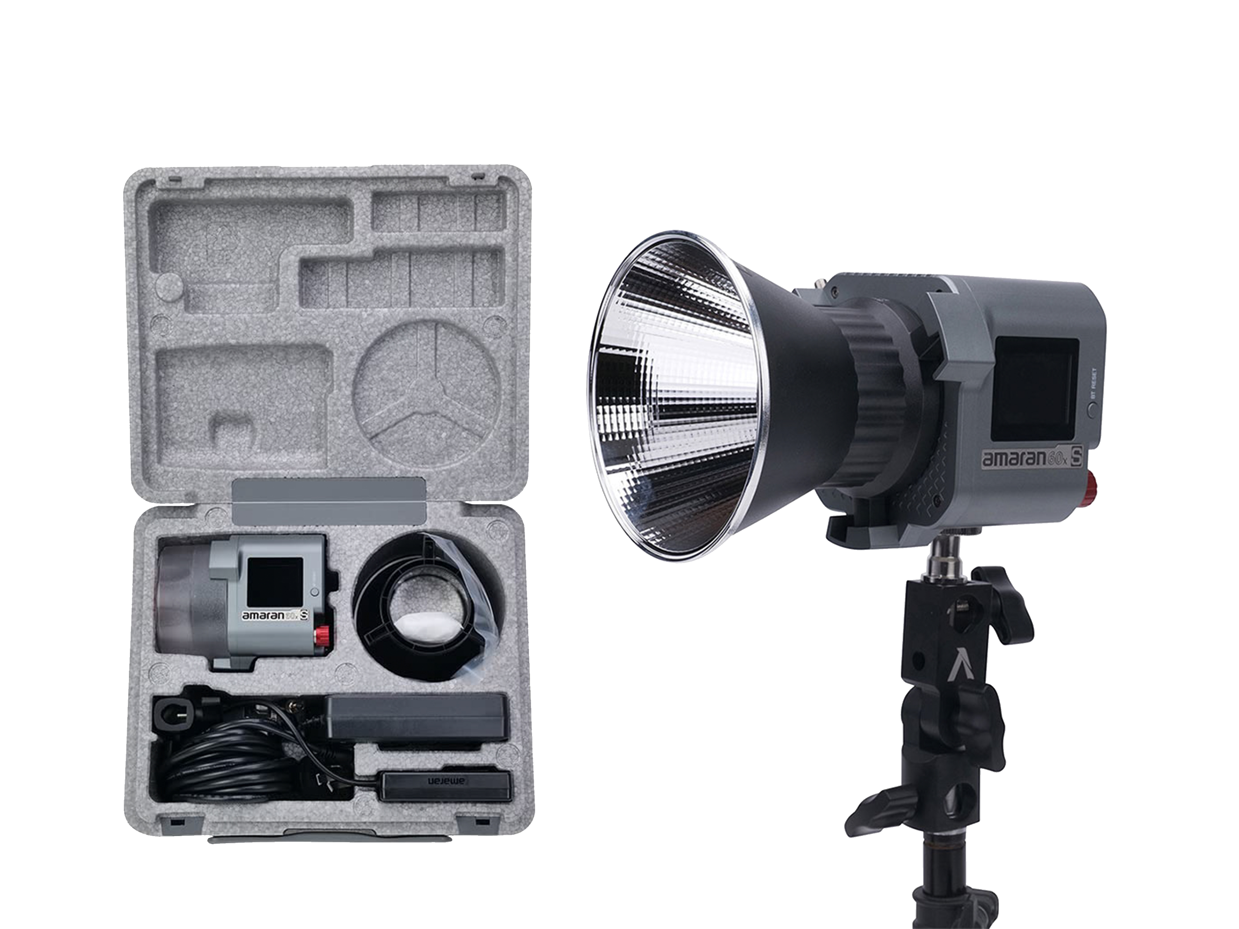 Aputure amaran cob 60x led bi-colour lighting kit