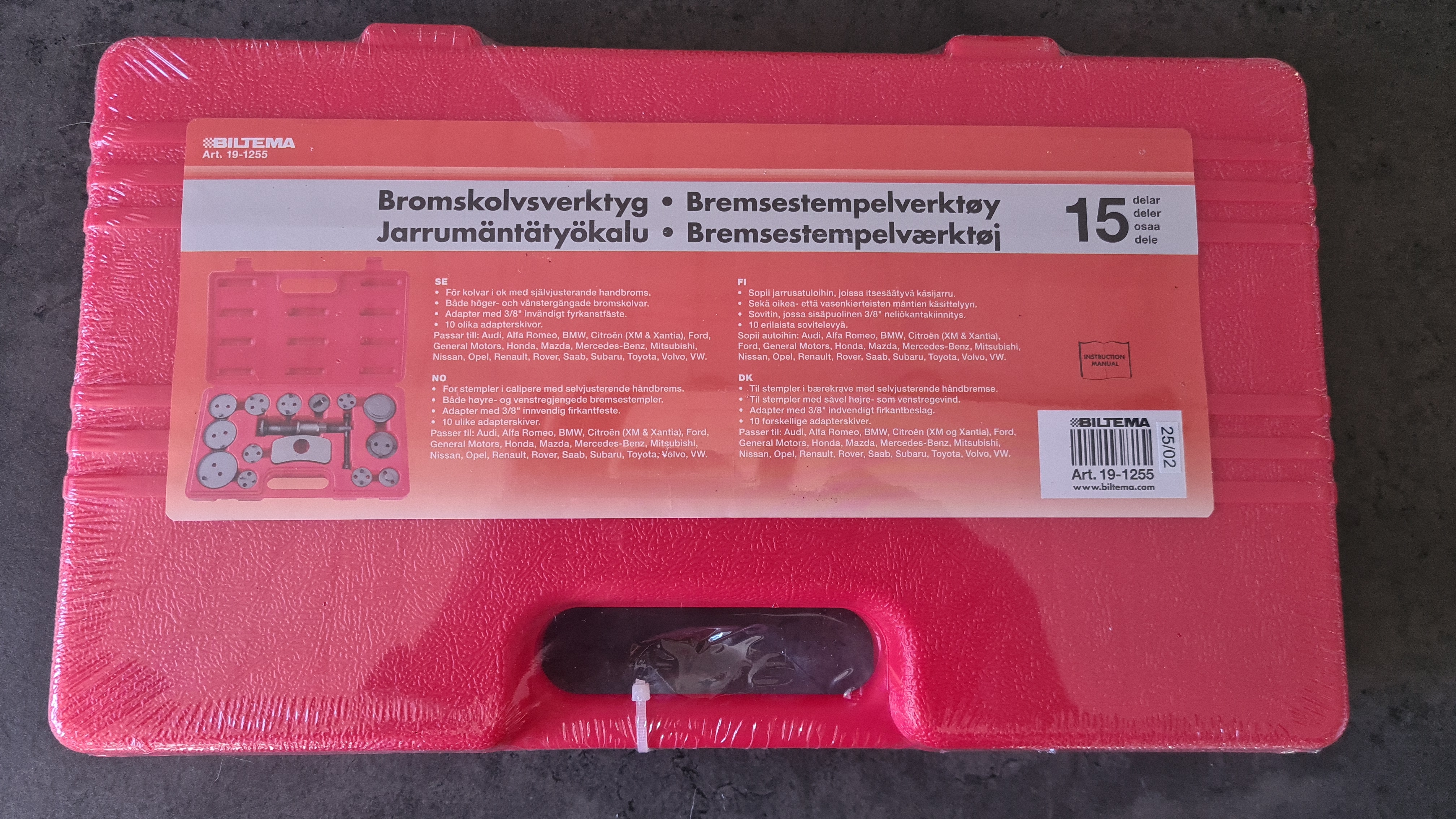 Bromskolvsverktyg
