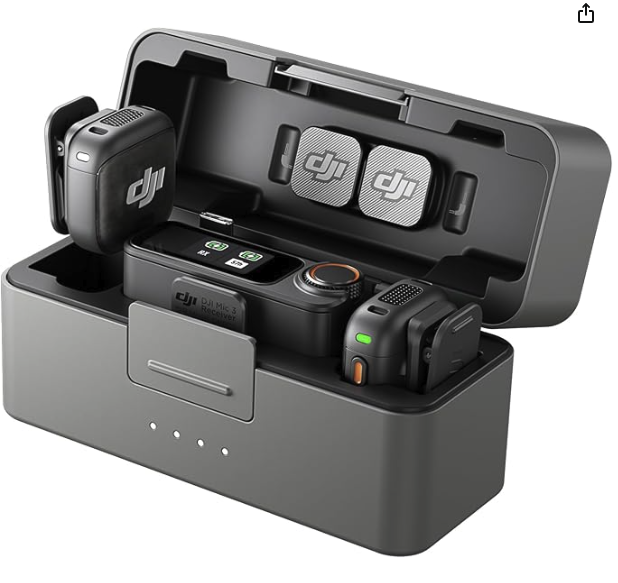 Dji mic 3 (2 tx + 1 rx + charging case)