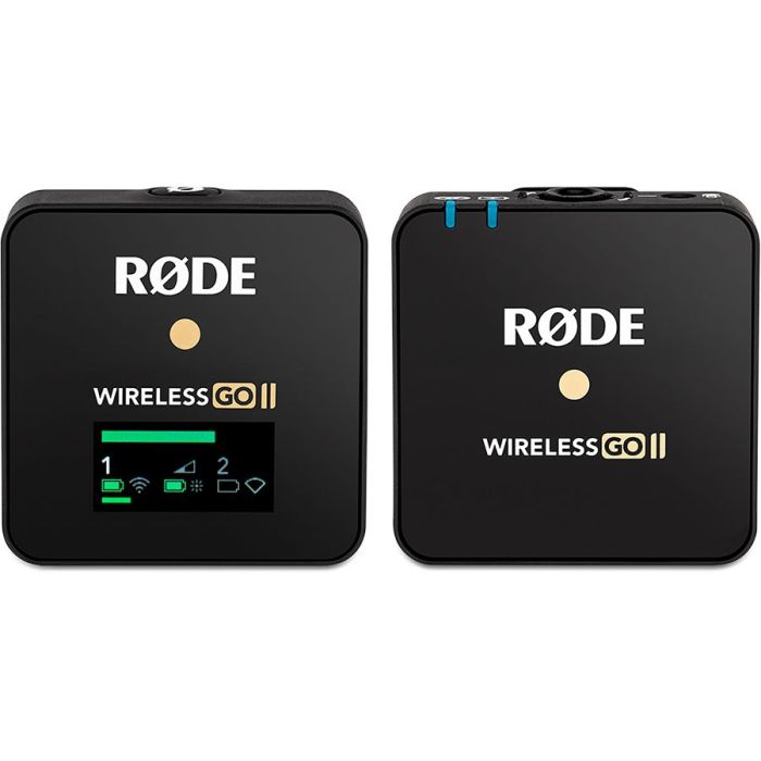 Rode wireless go ii (1 x receiver and 1 x transmitter) and rode lavalier lapel
