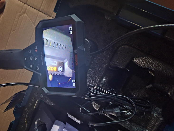 Batteridrevet inspeksjonskamera - gic 12v-5-27 c professional