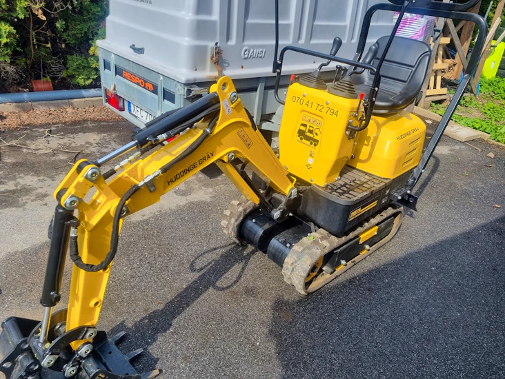 Minigrävare endast 562kg