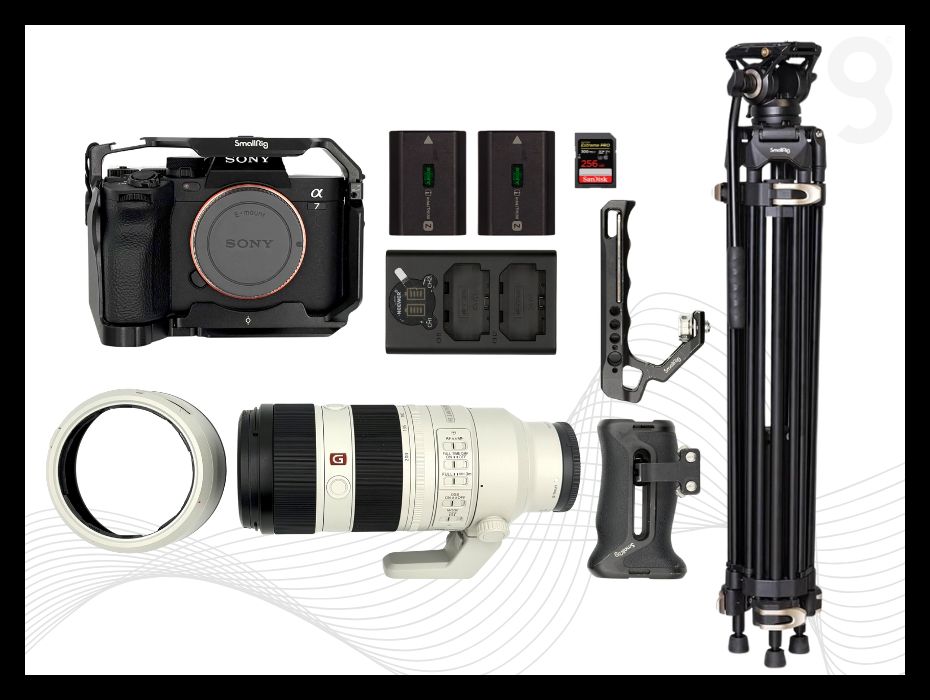Tripod pack 2 - sony a7 iv full frame camera + smallrig tripod + sony fe