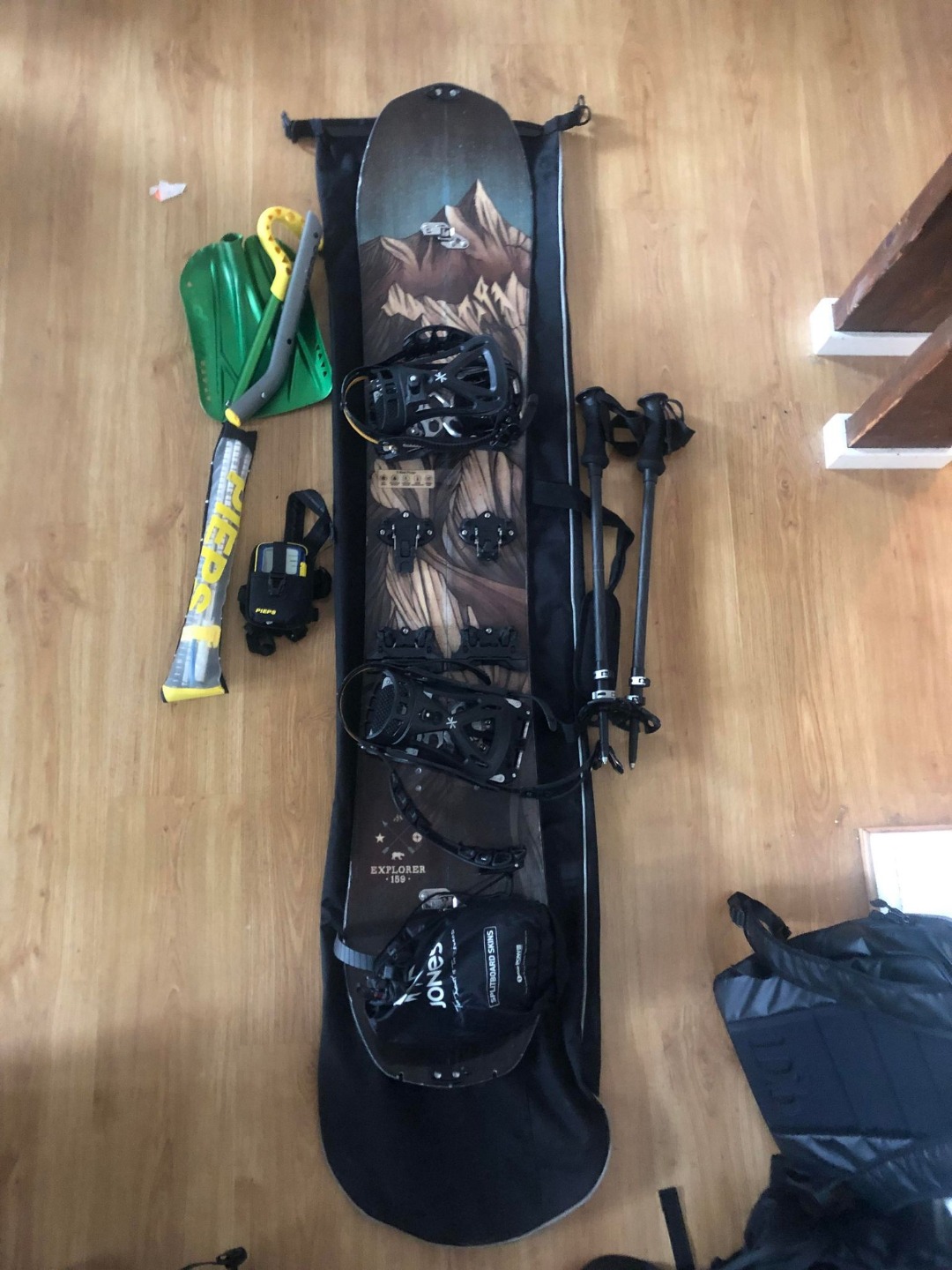 Komplett splitboard-pakke til toppturer