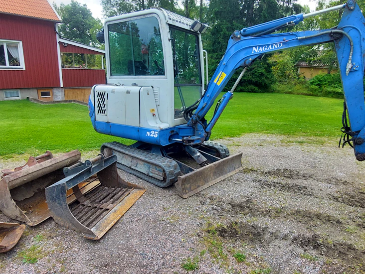 Minigrävare 6000kr / vecka