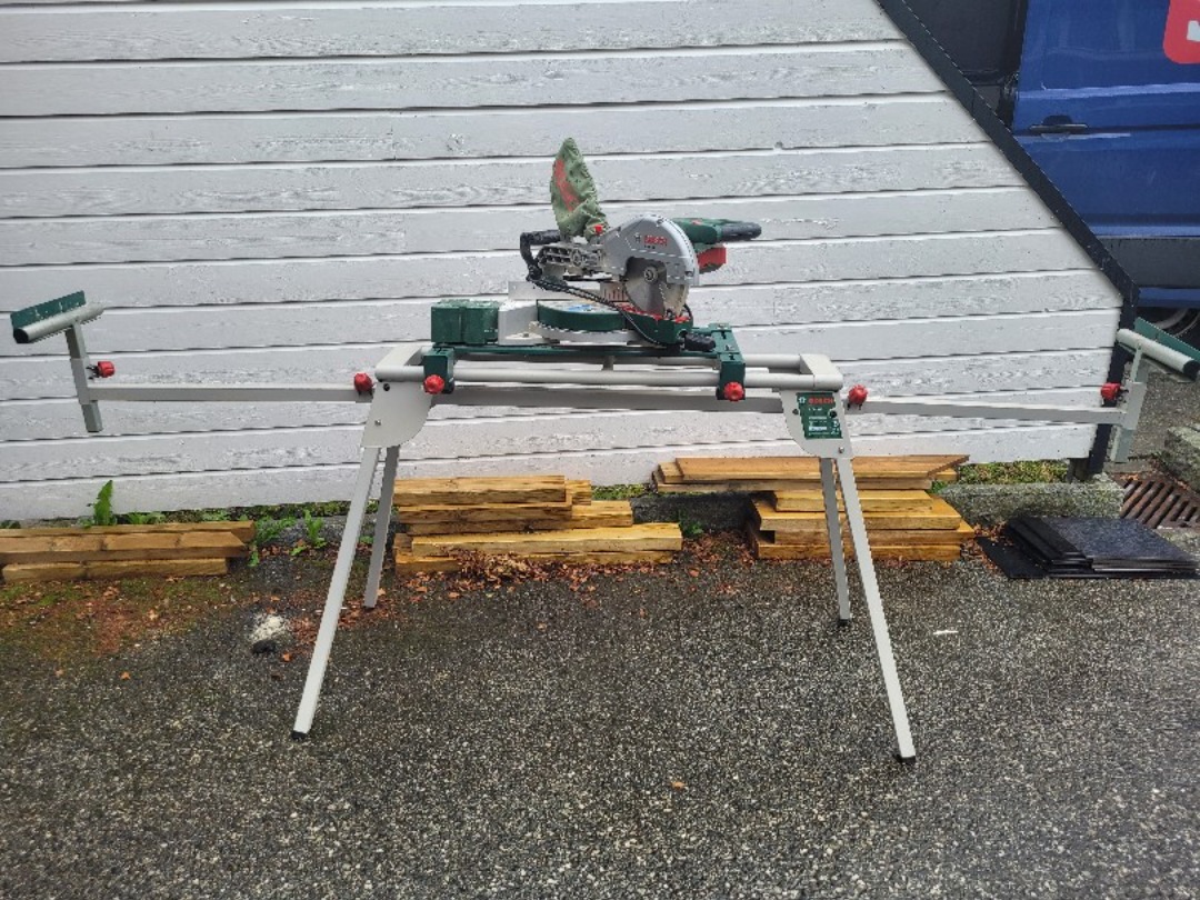 Bosch kapp- og gjærsag med stativ