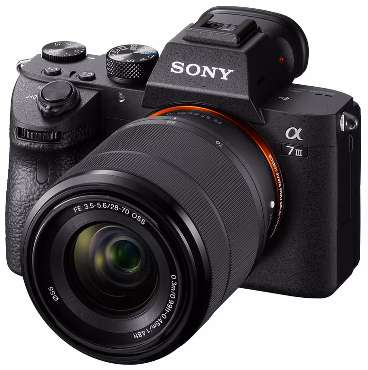 Sony a7 iii med objektiv 