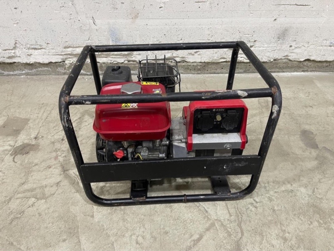 Strømagregat til leie til små jobber