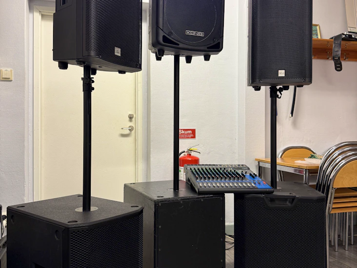 Hyra professionell ljudutrustning för alla evenemang!