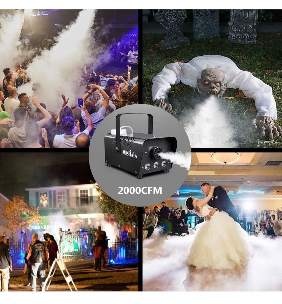 Smoke/fog machine with lights.