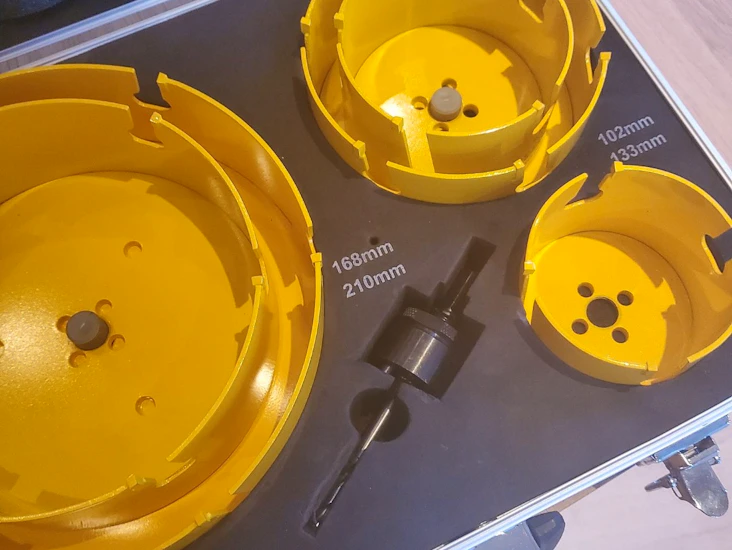 Bitssats för ventilationshål