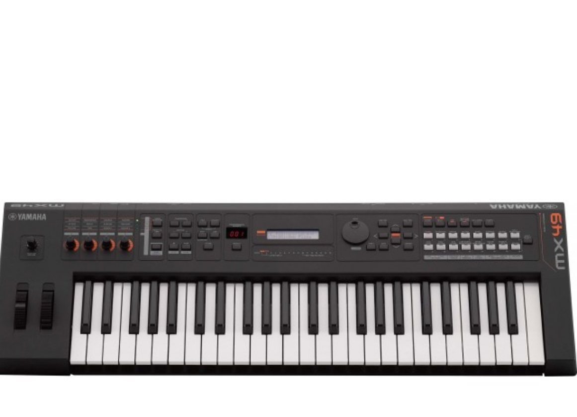  yamaha mx49 synthesiser keyboard