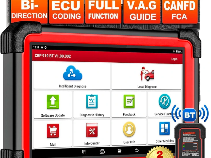 Hyr professionell felkodsläsare – launch x431 crp919e bt 🔧📱