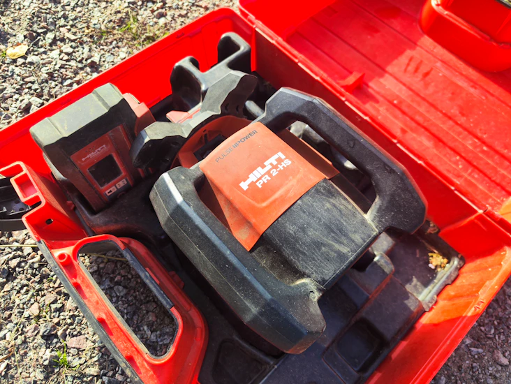 Rotationslaser – hilti pr 2-hs inkl mottagare