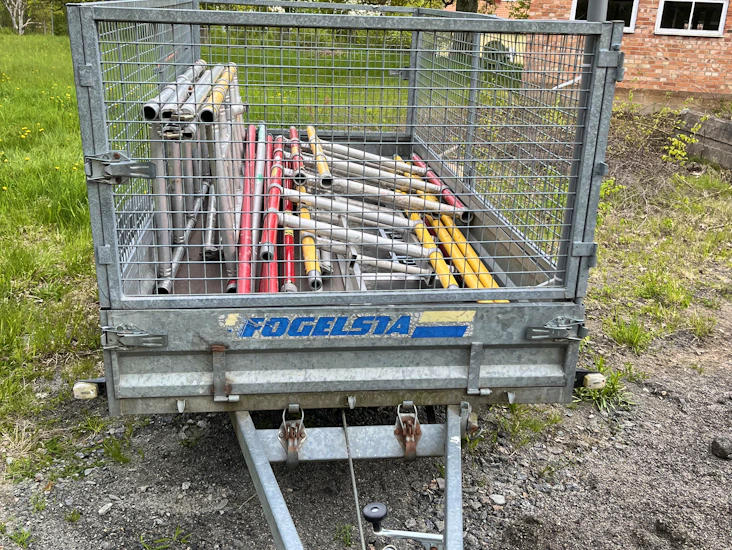 Aluminium ställning zip up