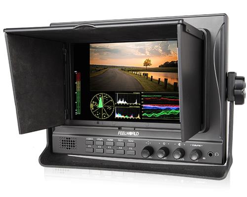 Feelworld 7 inch monitor with waveforms