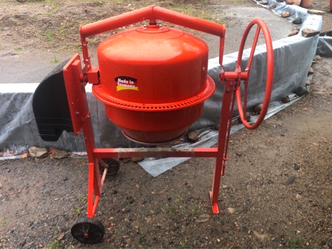 Betongblandare/tombola 135l 