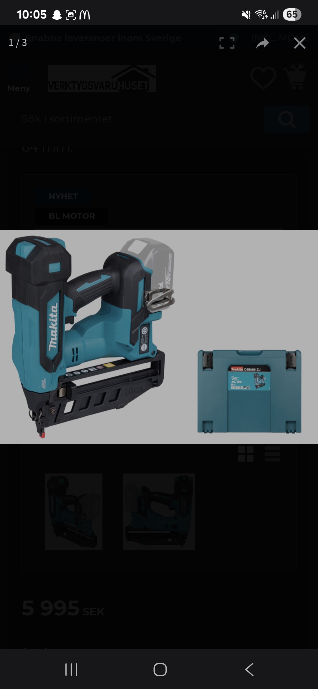 Makita dyckertpistol 
