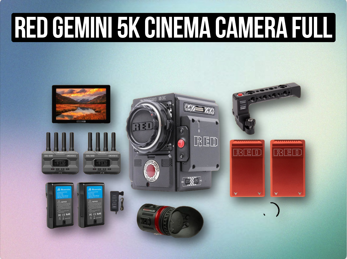 Red gemini 5k cinema camera full set ( komodo , raptor) 