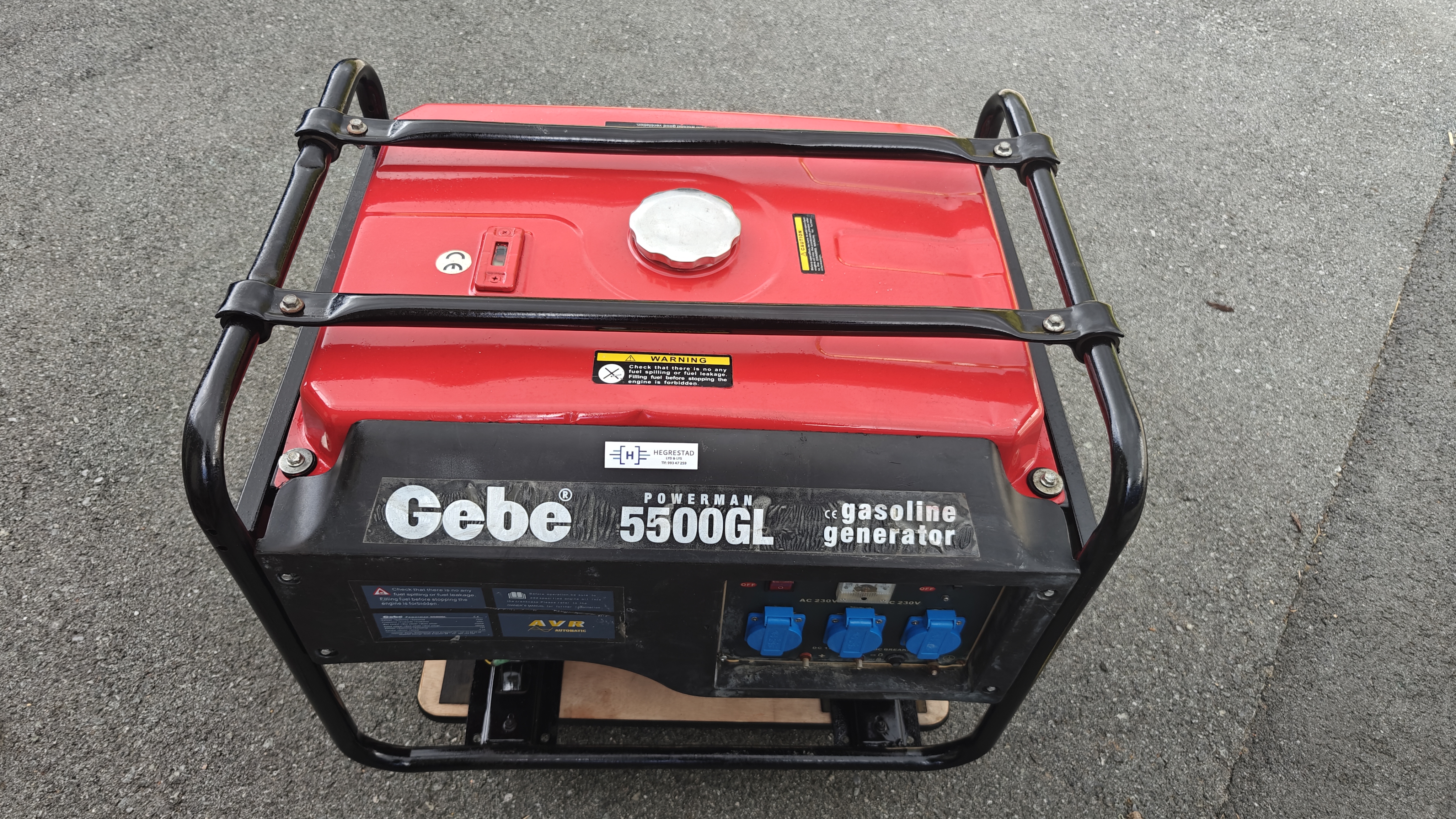 5.5kw strømagregat