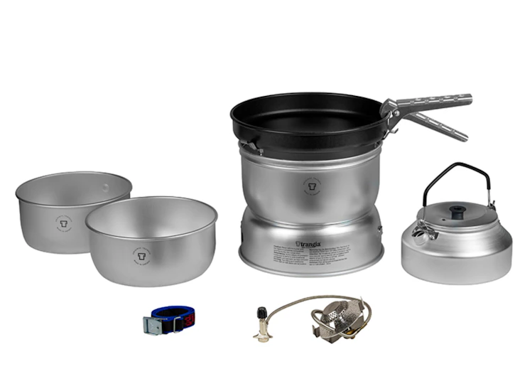 Komplett trangiakök med gasbrännare